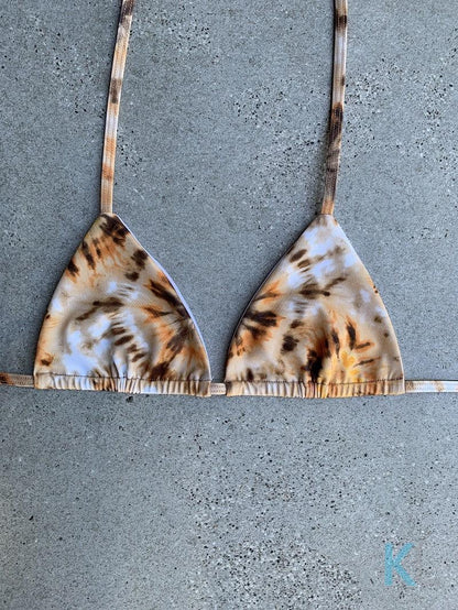 Honeycomb Bikini Top - Kristen Lonie Swimwear