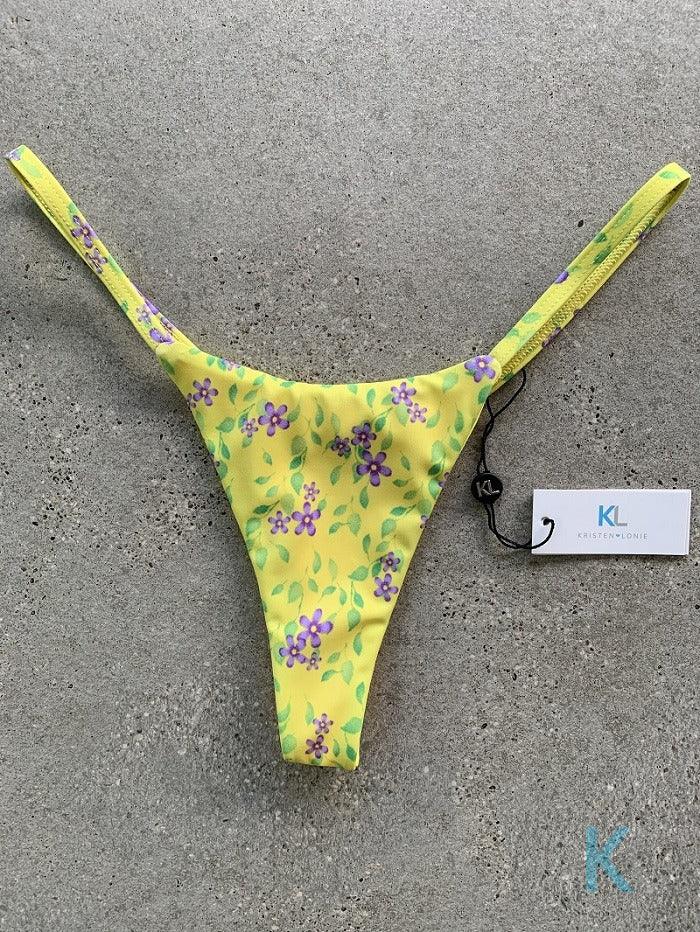 Jessica Floral Bikini Bottom – Kristen Lonie Swimwear