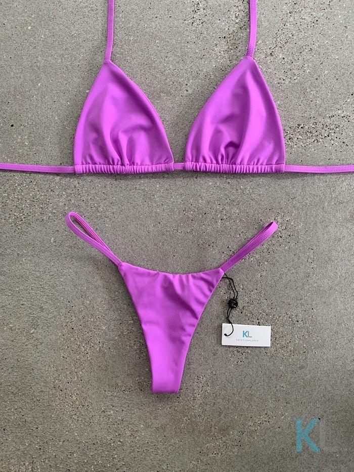 Orchid Bikini Top - Kristen Lonie Swimwear