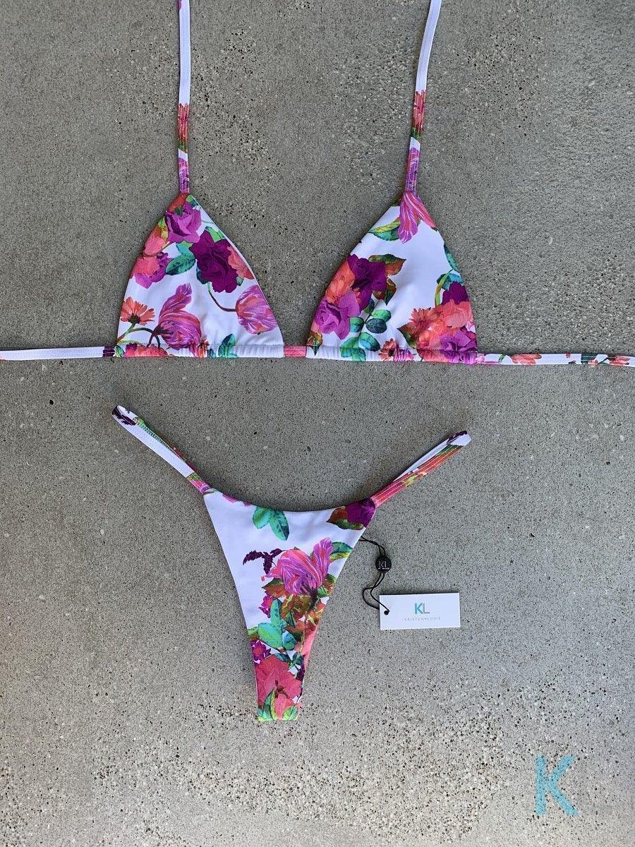 Rose Garden Bikini Top - Kristen Lonie Swimwear