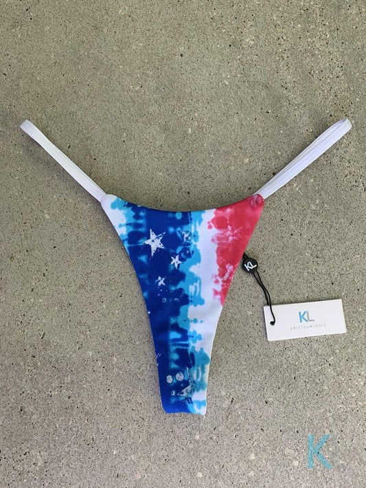 USA Tie Dye Bikini Bottom - Kristen Lonie Swimwear