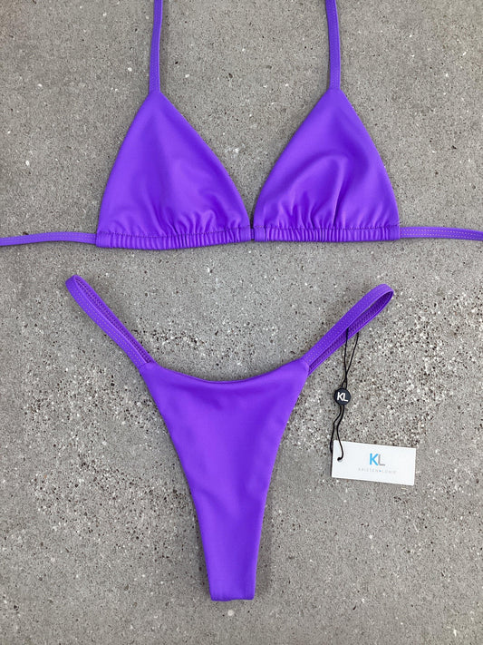 Jacaranda Bikini Top - Kristen Lonie Swimwear