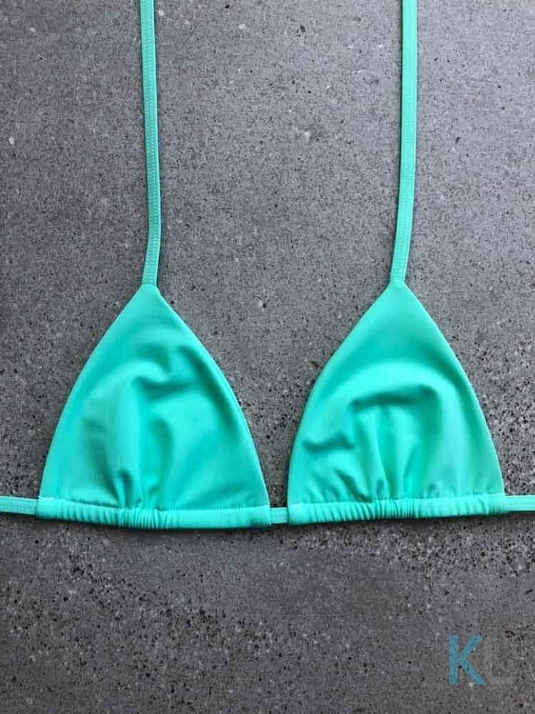 Mint Bikini Top – Kristen Lonie Swimwear