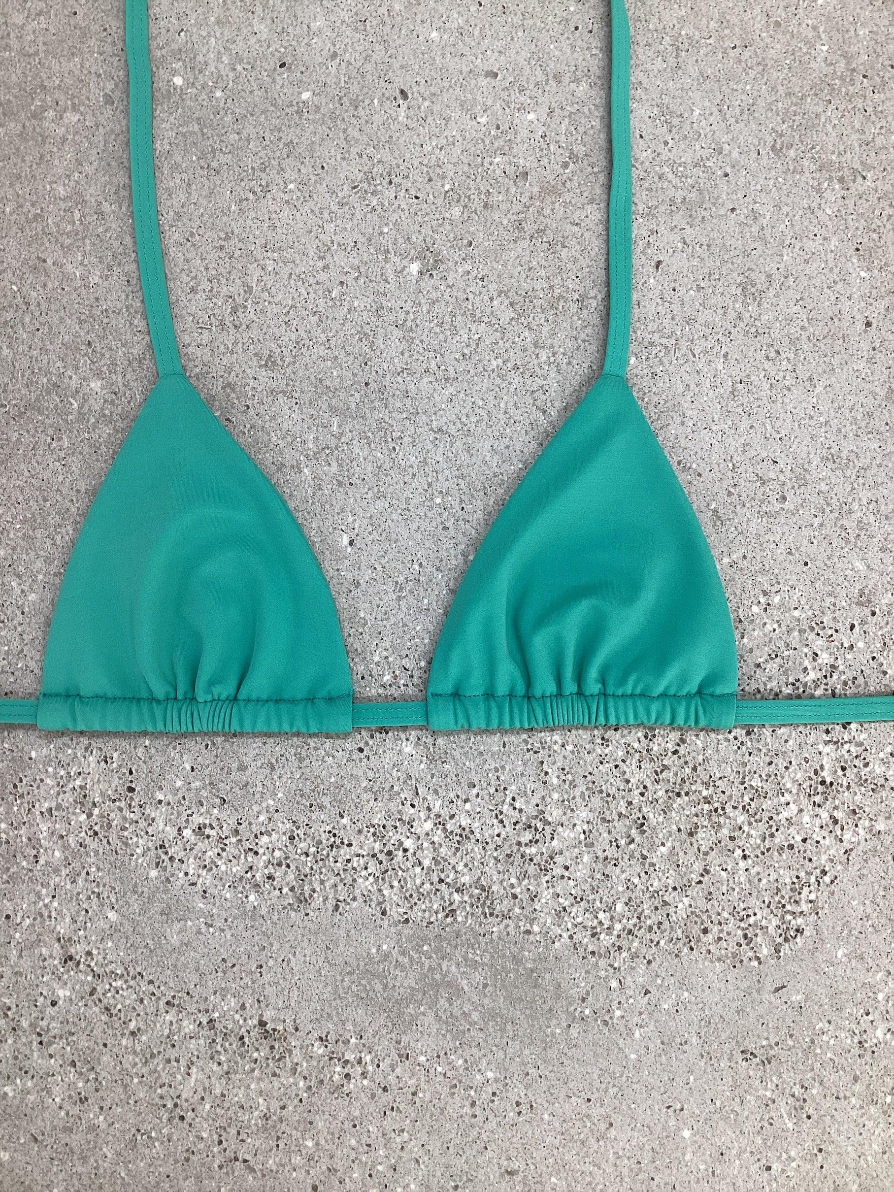 Spring Green Bikini Top - Kristen Lonie Swimwear