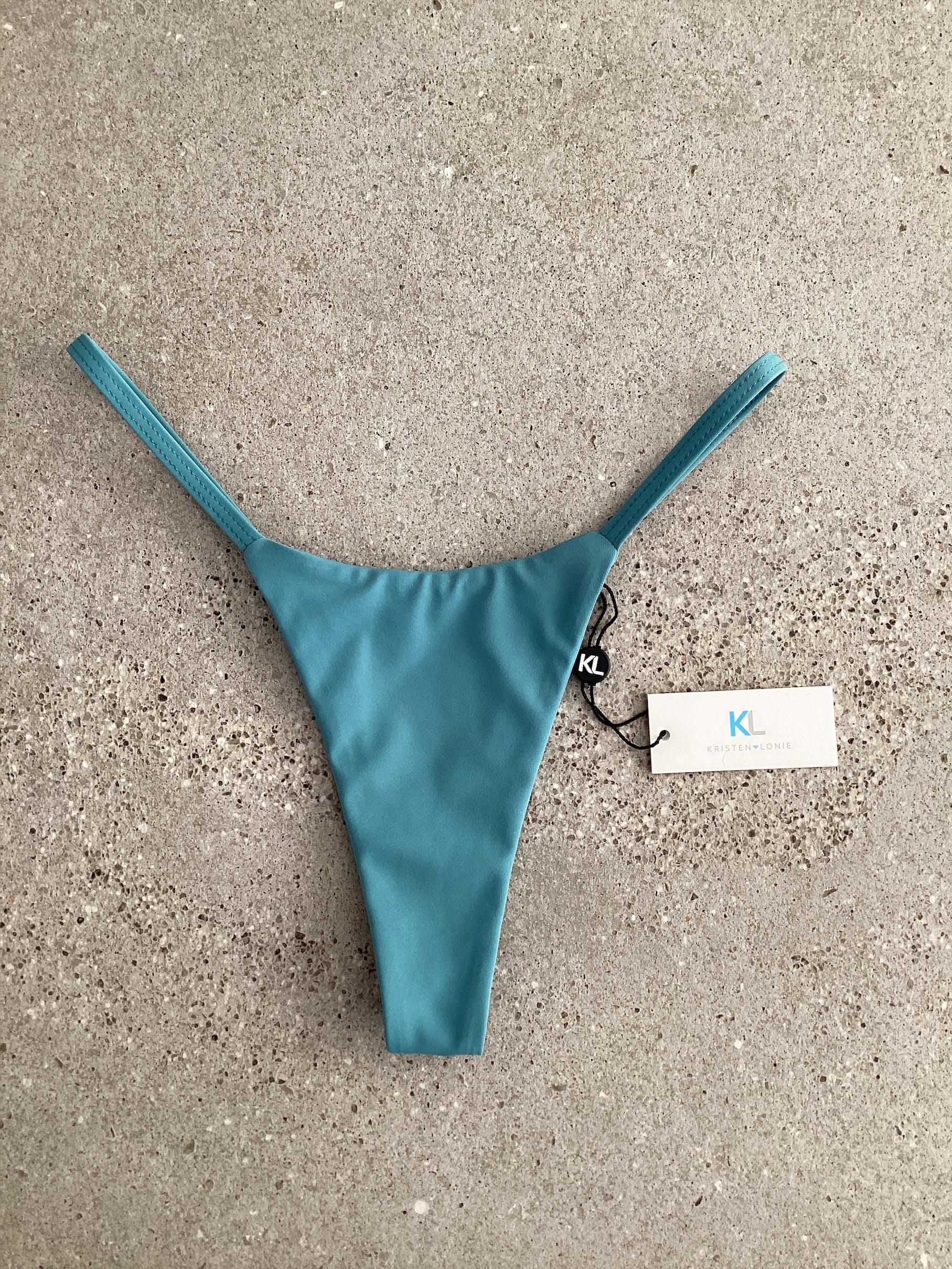Pistachio Bikini Bottom - Kristen Lonie Swimwear