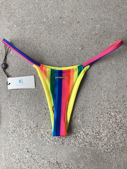 Technicolor Bikini Bottom - Kristen Lonie Swimwear