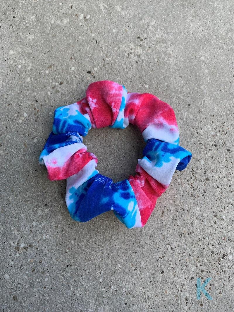 USA Tie Dye Hair Scrunchie - Kristen Lonie Swimwear