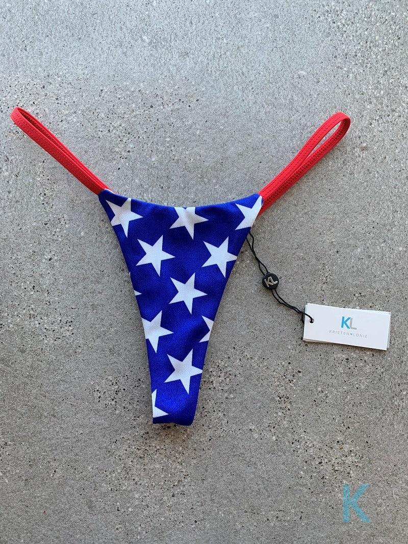 USA Star Bikini Bottom - Kristen Lonie Swimwear